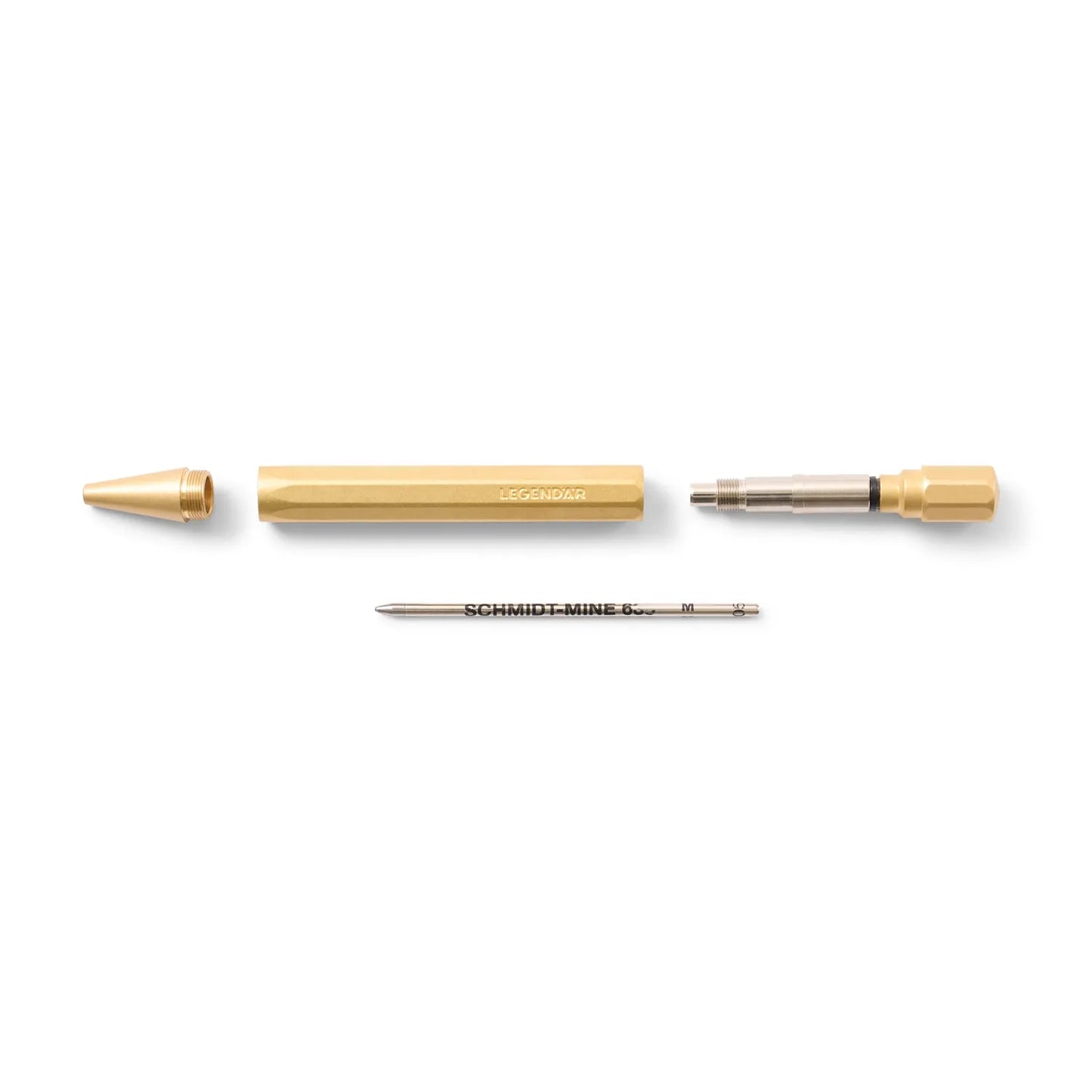LGNDR Brass Ballpoint Pen TWYST - SHORT