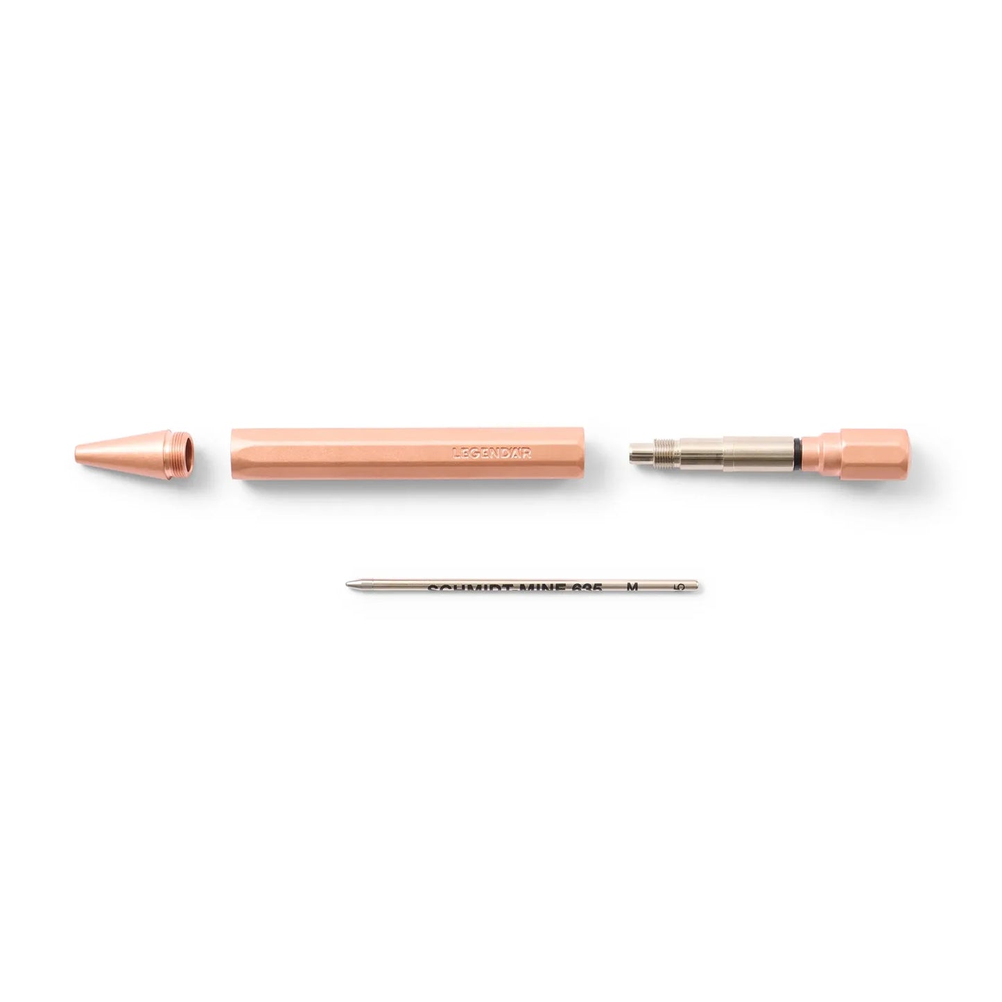 LGNDR Copper Ballpoint Pen TWYST - SHORT