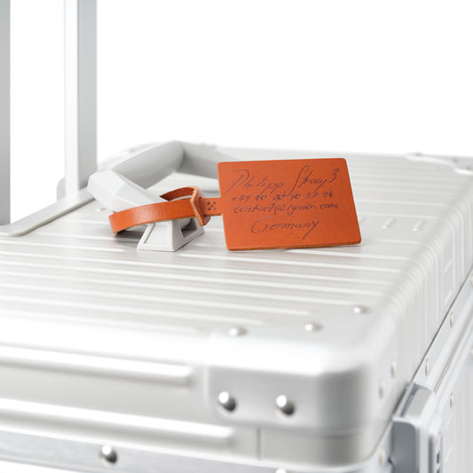 LGNDR Leather Tag Set IDENTIFY Chestnut