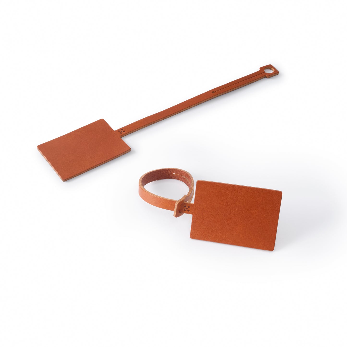 LGNDR Leather Tag Set IDENTIFY Chestnut